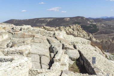 Bulgaristan 'ın Perperikon Arkeoloji Bölgesi Harabeleri
