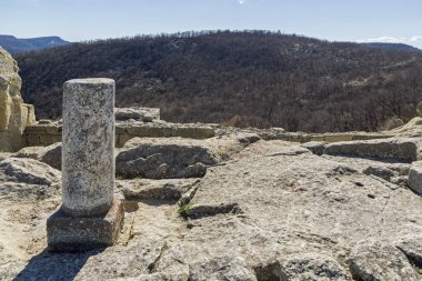 Bulgaristan 'ın Perperikon Arkeoloji Bölgesi Harabeleri