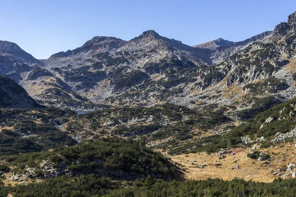 Podzimní Krajina Kolem Jezera Popovo Pirin Mountain Bulharsko — Stock fotografie