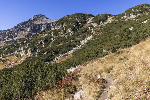 Autumn Landscape Popovo Lake Pirin Mountain Bulgaria — Stock Photo, Image