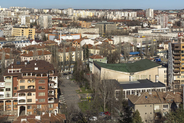 Panorama of of City of Haskovo, Bulgaria