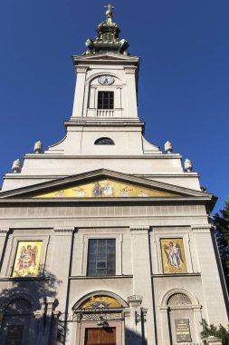 Sırbistan 'ın başkenti Belgrad' daki Kutsal Başmelek Michael Katedrali