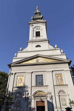 Sırbistan 'ın başkenti Belgrad' daki Kutsal Başmelek Michael Katedrali