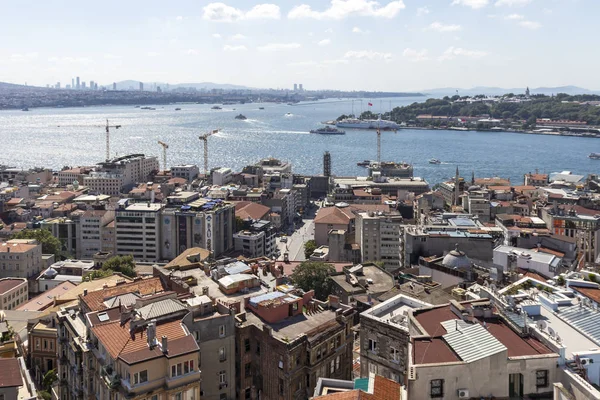 Galata Kulesi 'nden İstanbul, Türkiye' ye manzara