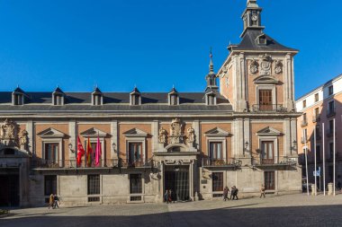 Madrid, İspanya 'da Plaza de la Villa