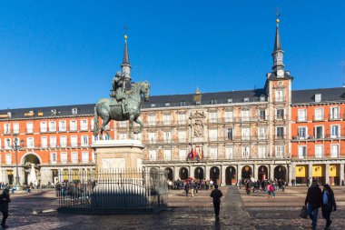 İspanya 'nın Madrid şehrinin Plaza Belediye Başkanı