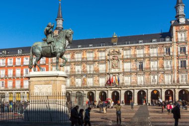 İspanya 'nın Madrid şehrinin Plaza Belediye Başkanı