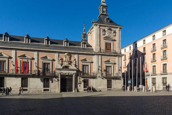 Plaza de la Villa a Madrid, Spagna — Foto Stock