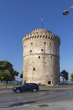 Yunanistan 'ın Selanik kentindeki Tarihi Beyaz Kule