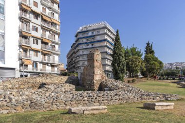 Yunanistan 'ın Selanik kentindeki Telli Kapi harabeleri