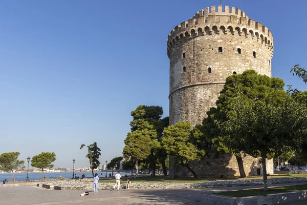 Yunanistan 'ın Selanik kentindeki Tarihi Beyaz Kule