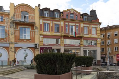 Bulgaristan 'ın Filibe kentinde merkez yaya caddesi