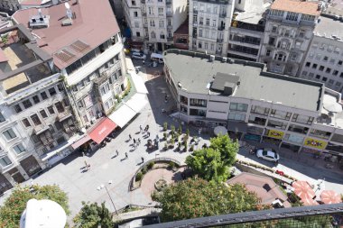 Galata Kulesi 'nden İstanbul, Türkiye' ye Panorama
