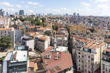 Galata Kulesi 'nden İstanbul, Türkiye' ye Panorama