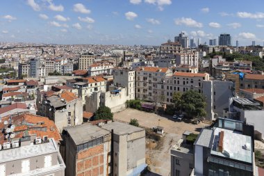 Galata Kulesi 'nden İstanbul, Türkiye' ye Panorama