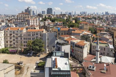 Galata Kulesi 'nden İstanbul, Türkiye' ye Panorama