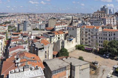 Galata Kulesi 'nden İstanbul, Türkiye' ye Panorama