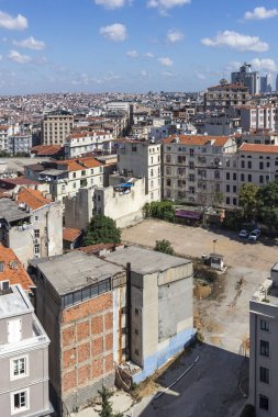 Galata Kulesi 'nden İstanbul, Türkiye' ye Panorama