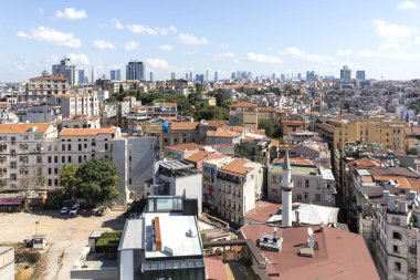 Galata Kulesi 'nden İstanbul, Türkiye' ye Panorama
