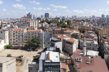 Galata Kulesi 'nden İstanbul, Türkiye' ye Panorama