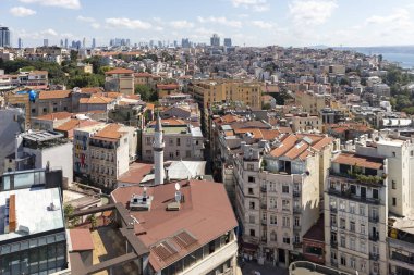 Galata Kulesi 'nden İstanbul, Türkiye' ye Panorama