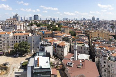 Galata Kulesi 'nden İstanbul, Türkiye' ye Panorama