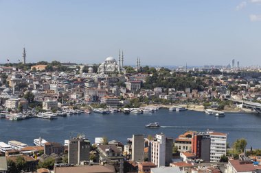 Galata Kulesi 'nden İstanbul, Türkiye' ye Panorama
