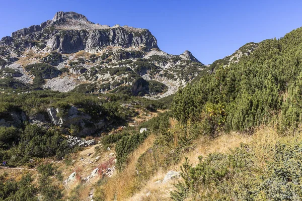 Pico Dzhangal cerca del lago Popovo, montaña Pirin, Bulgaria — Foto de Stock