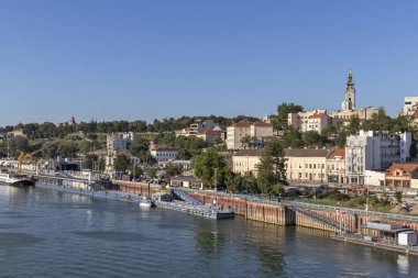 Branko Köprüsü 'nden Belgrad' ın Eski Kenti 'ne Panorama
