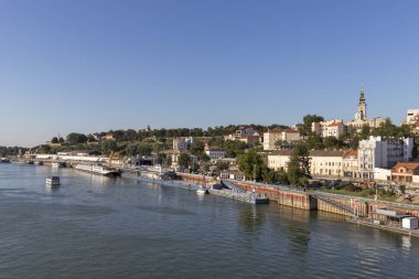 Branko Köprüsü 'nden Belgrad' ın Eski Kenti 'ne Panorama