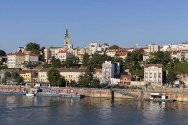 Branko Köprüsü 'nden Belgrad' ın Eski Kenti 'ne Panorama