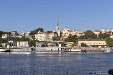 Branko Köprüsü 'nden Belgrad' ın Eski Kenti 'ne Panorama