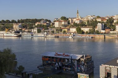 Branko Köprüsü 'nden Belgrad' ın Eski Kenti 'ne Panorama