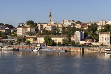 Branko Köprüsü 'nden Belgrad' ın Eski Kenti 'ne Panorama