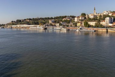 Branko Köprüsü 'nden Belgrad' ın Eski Kenti 'ne Panorama