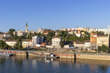 Branko Köprüsü 'nden Belgrad' ın Eski Kenti 'ne Panorama