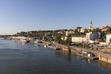 Branko Köprüsü 'nden Belgrad' ın Eski Kenti 'ne Panorama