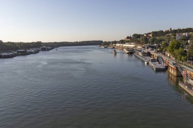 Branko Köprüsü 'nden Belgrad' ın Eski Kenti 'ne Panorama