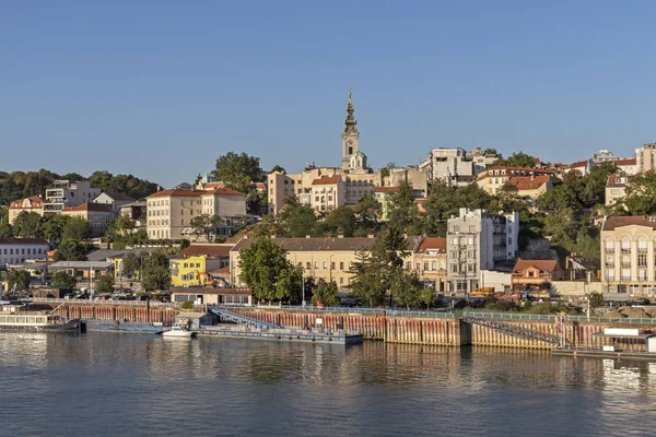 Branko Köprüsü 'nden Belgrad' ın Eski Kenti 'ne Panorama