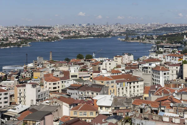 Galata Kulesi 'nden İstanbul, Türkiye' ye manzara
