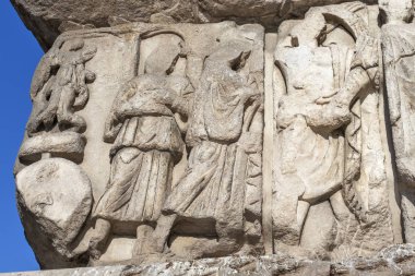 Yunanistan 'ın Selanik kentinde Antik Roma Galerius Kemeri