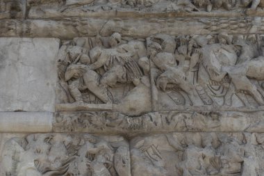 Yunanistan 'ın Selanik kentinde Antik Roma Galerius Kemeri
