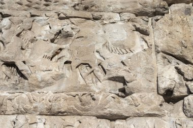 Yunanistan 'ın Selanik kentinde Antik Roma Galerius Kemeri