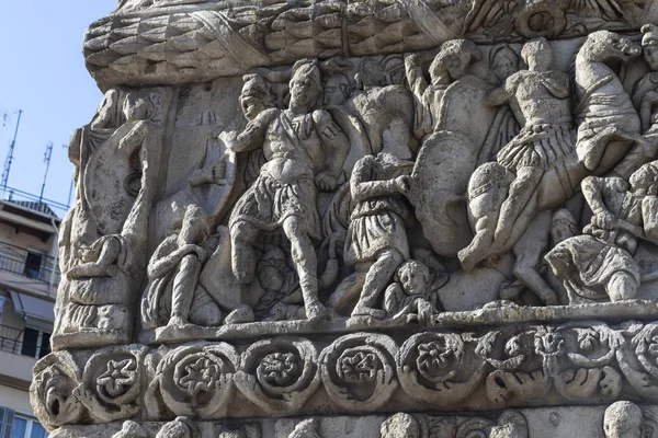 Antiguo Arco Romano de Galerio en Tesalónica, Grecia — Foto de Stock