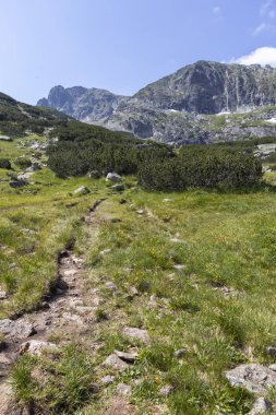 Deve tepesi yakınlarındaki manzara, Rila Dağı, Bulgaristan