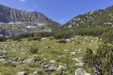 Deve tepesi yakınlarındaki manzara, Rila Dağı, Bulgaristan