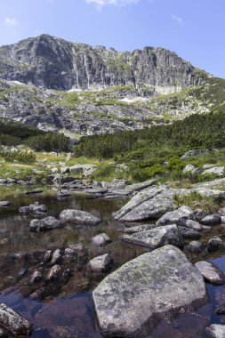 Deve tepesi yakınlarındaki manzara, Rila Dağı, Bulgaristan