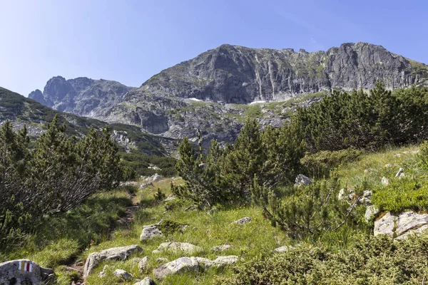 Krajobraz w pobliżu szczytu Wielbłąda, Góra Riła, Bułgaria — Zdjęcie stockowe