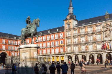 İspanya 'nın Madrid şehrinin Plaza Belediye Başkanı