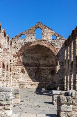 Bulgaristan 'ın Nessebar kentindeki Antik Aziz Sophia Kilisesi